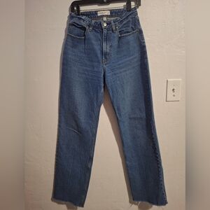 Abercrombie & Fitch Women's High Rise Jeans - Blue Size 27.